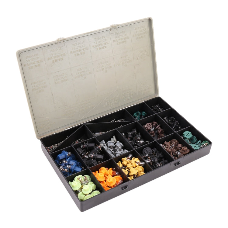 180 PCS 0.6W DC 12V Wedge Instrument Panel Light Set Dashboard Gauge Cluster Indicator Lamp Bulb