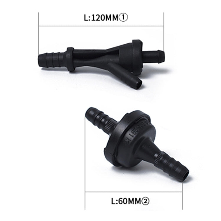 3 PCS Car Vacuum Pump Vacuum Air Pump Check Valve 058905291K 058 133 753D for Audi / Volkswagen