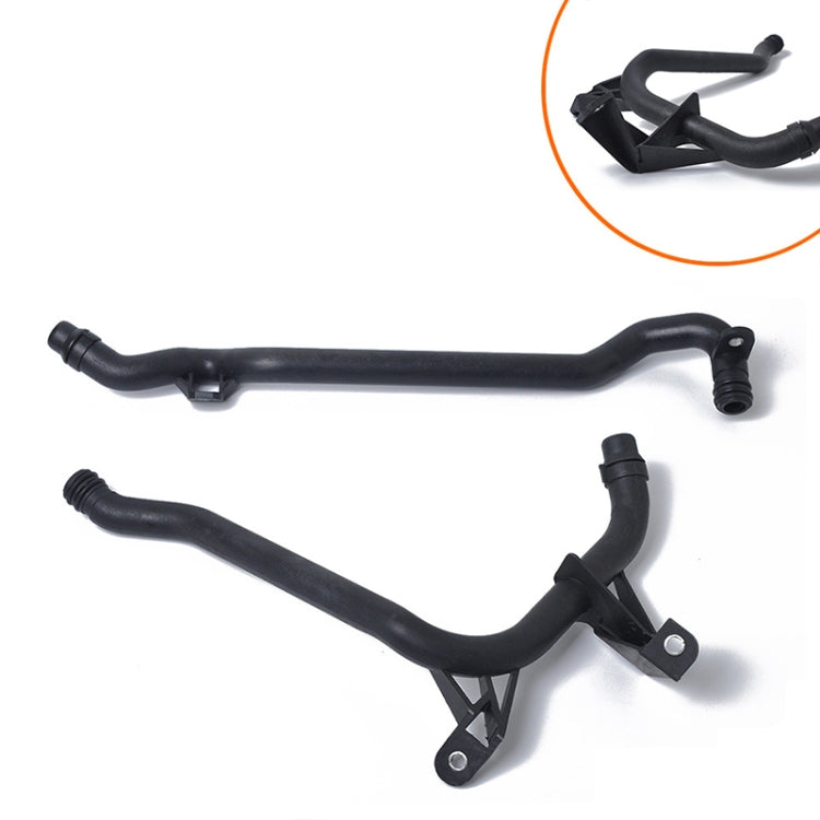 2 PCS Car Engine Water Pump Coolant Pipe Hose 11537502525 11531705210 for BMW