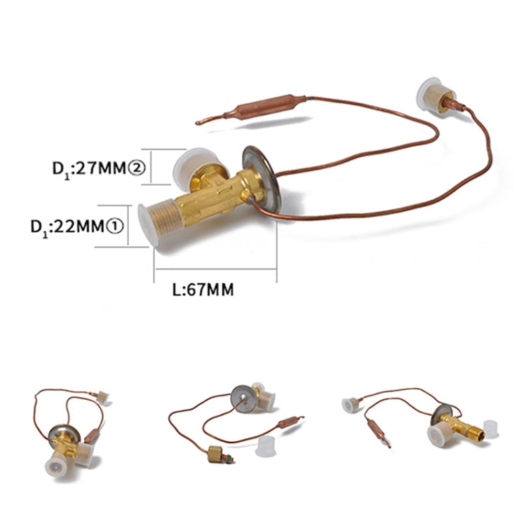 Single-tailed Expansion Valve Thermal Expansion Valve 80220-S84-A02 for Honda Civic 1994-2001