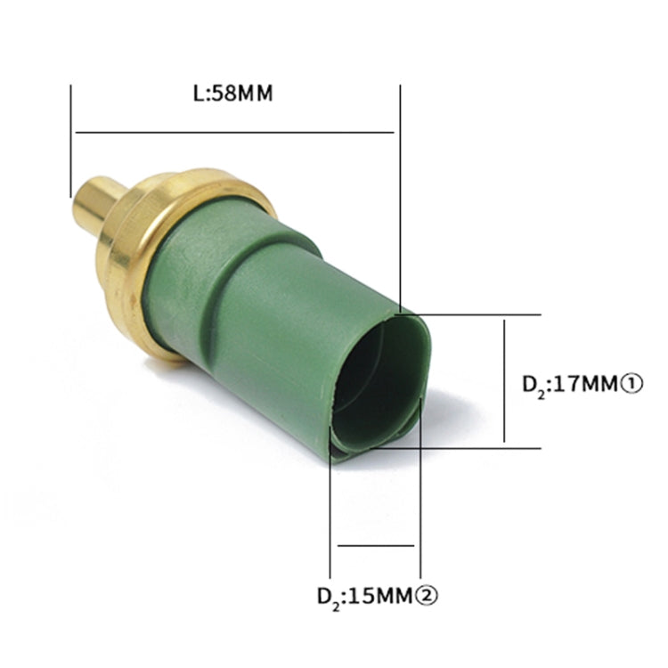 Car Coolant Thermostat Set Thermostat Housing Cover + Coolant Water Temperature Sensor 06A121114 059919501A for Audi / Volkswagen