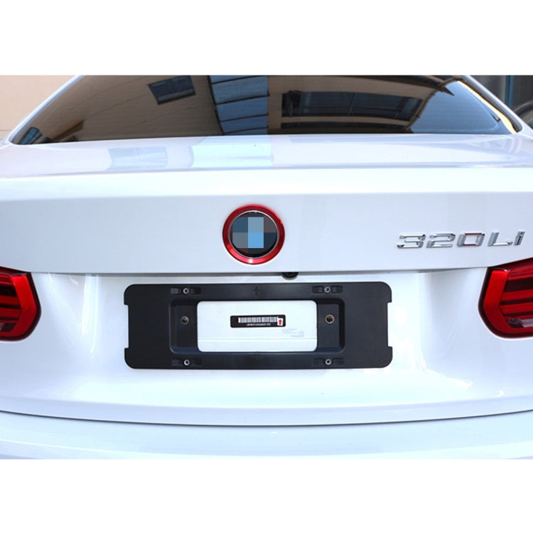 2 PCS/Set Zinc Alloy Steering Wheel Decoration Ring Sticker Logo Car Styling Modification Car Front Logo Ring Decoration Rear Cover Trim Hood Emblem Rings for BMW 3 Series