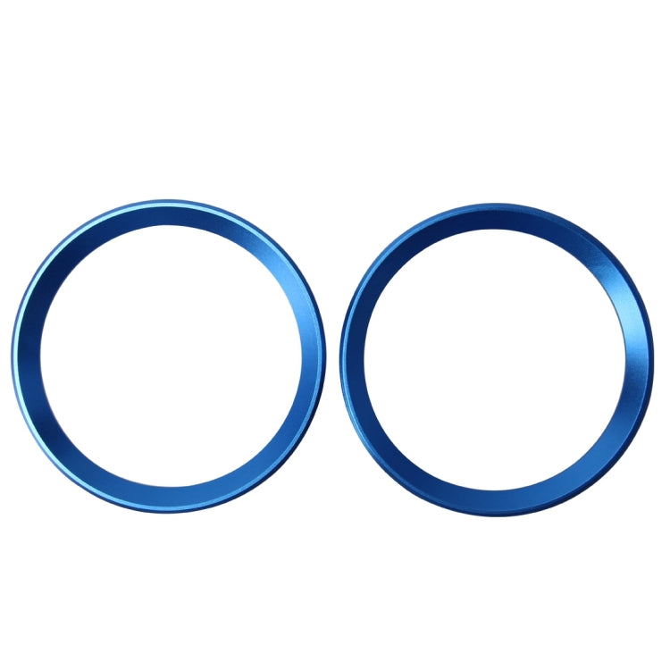 2 PCS Car Logo Decorative Circle Steering Wheel Decoration Ring Sticker Logo Car Styling Modification Car Front Logo Ring Decoration Rear Cover Trim Hood Emblem Rings for BMW 5 Series