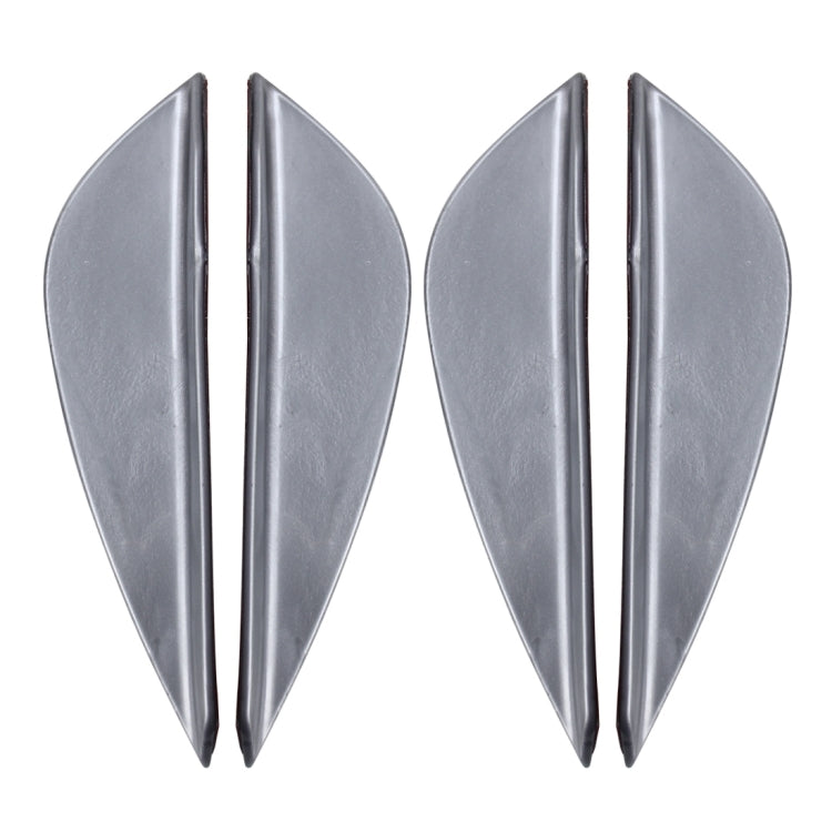 2 Pair Car Styling Body Head Side Light Lamp Frame Stick Cover Trim Car Styling Side Light Decoration Trim Cover Auto Accessories, Length: 13cm