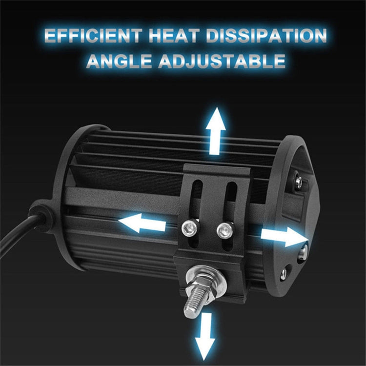 5 inch 18W 24 LED Waterproof IP67 Two Bar Modified Off-road Lights Spotlight Light Car Work Lights, DC 9-48V