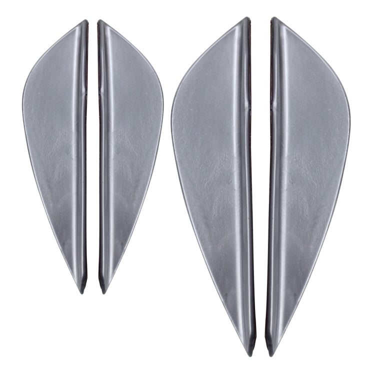 2 Pair Car Styling Body Head Side Light Lamp Frame Stick Cover Trim Car Styling Side Light Decoration Trim Cover Auto Accessories, Length: 16cm, 13cm