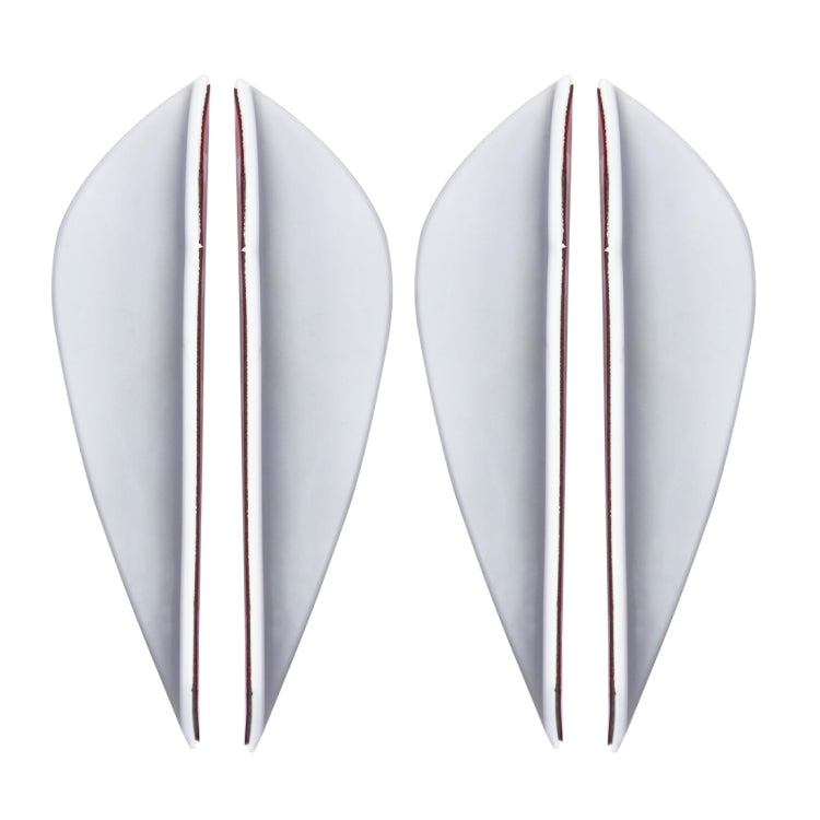 2 Pairs Car Styling Body Head Side Light Lamp Frame Stick Cover Trim Car Styling Side Light Decoration Trim Cover Auto Accessories, Length: 16cm