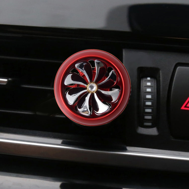 Air Force No. 8 Automobile Air Conditioning Outlet Mini Fan Rotary Aromatherapy Perfume Clip Car Air Conditioning Outlet Perfume Folder Car Perfume Aromatherapy with Ointment