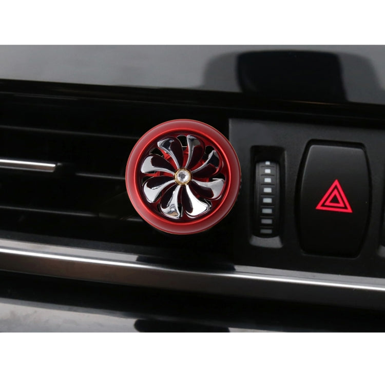 Air Force No. 8 Automobile Air Conditioning Outlet Mini Fan Rotary Aromatherapy Perfume Clip Car Air Conditioning Outlet Perfume Folder Car Perfume Aromatherapy with Ointment