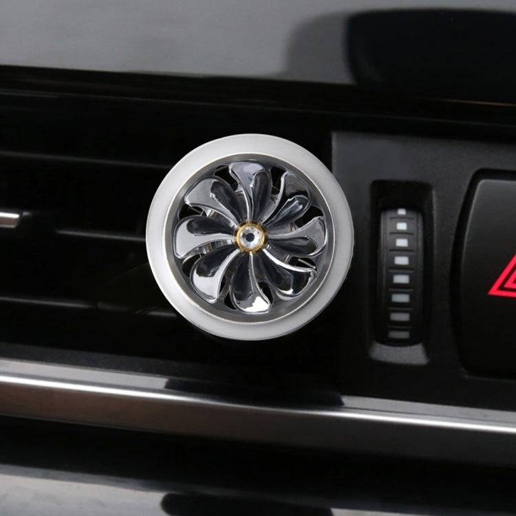 Air Force No. 8 Automobile Air Conditioning Outlet Mini Fan Rotary Aromatherapy Perfume Clip Car Air Conditioning Outlet Perfume Folder Car Perfume Aromatherapy with Ointment