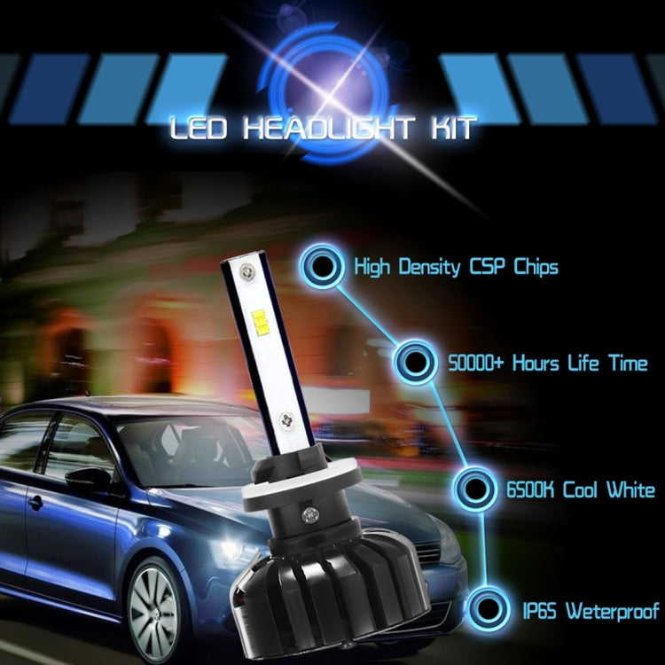 2 PCS 880/881 H27 25W 3000LM 6000K IP65 Waterproof Car Headlight with 6 CSP Lamps White Light, DC 9-36V