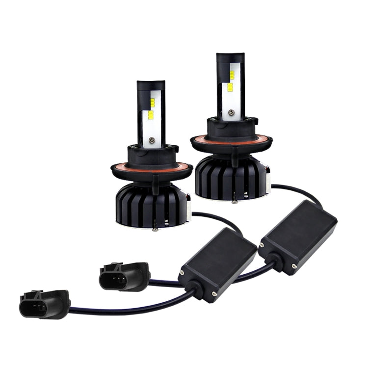 2 PCS H13 9008 25W 3000LM 6000K IP65 Waterproof Car Headlight with 12 CSP Lamps White Light, DC 9-36V