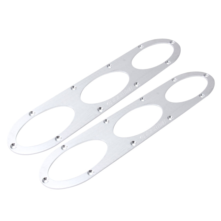 2 PCS Anti-collision Protection Decorative Bar Behind The Siege Car Decoration