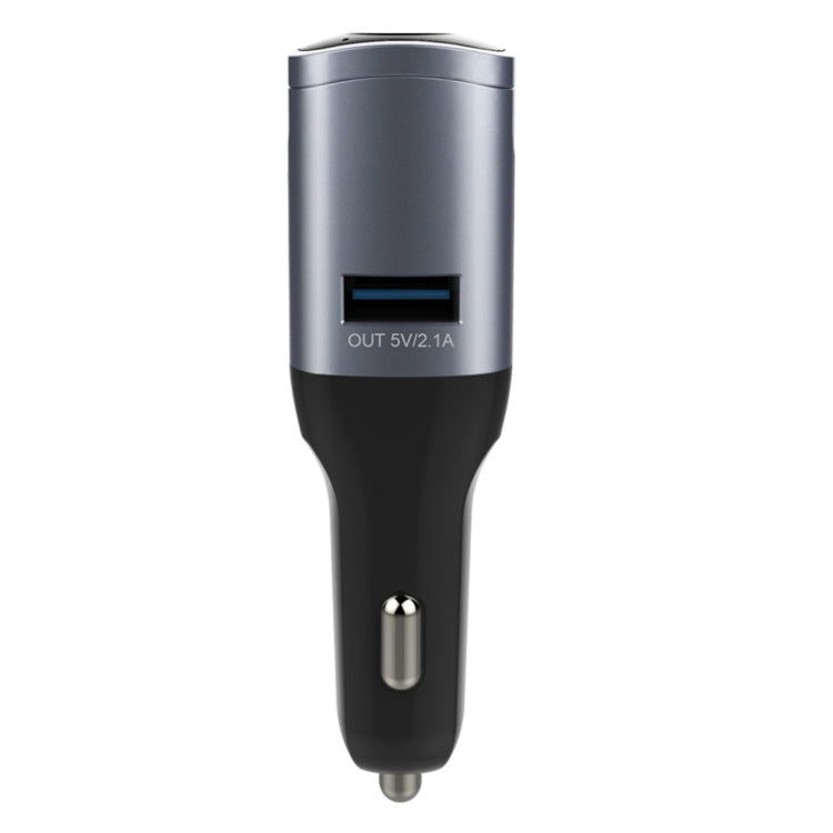 2 in 1 Wireless Bluetooth 4.0 Stereo In-ear Earphone Headset + Single 5V 2.1A USB Charging Port Car Charger for Smartphones, Bluetooth Distance: About 10m