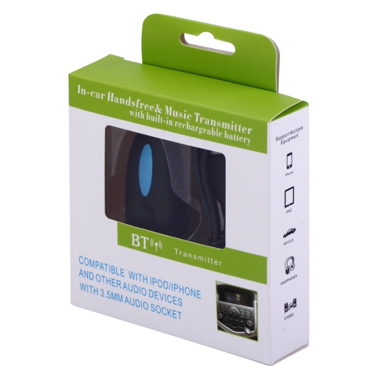 Portable Mini Bluetooth Wireless Music Receiver for iPhone / iPad, Support Hands-free