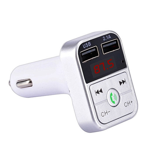 B2 Dual USB Charging Bluetooth FM Transmitter MP3 Music Player Car Kit, Support Hands-Free Call  & TF Card & U Disk