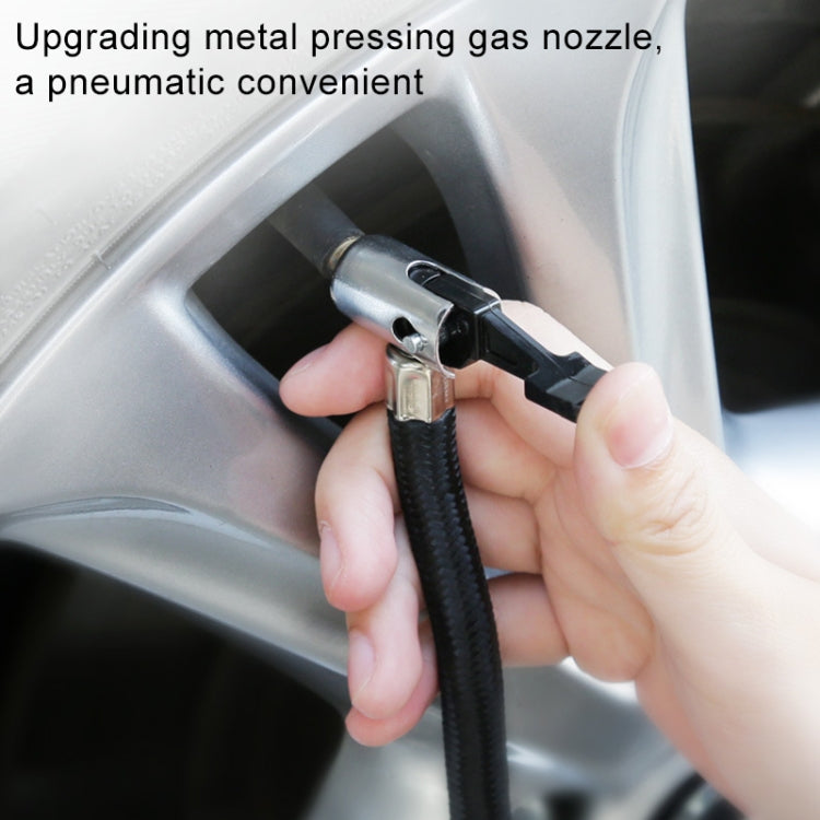 9 in 1 DC12V 120W Portable Toolbox Mechanical Dial Display Air Pump Tire Inflator Car Tire Pump Inflatable Pump