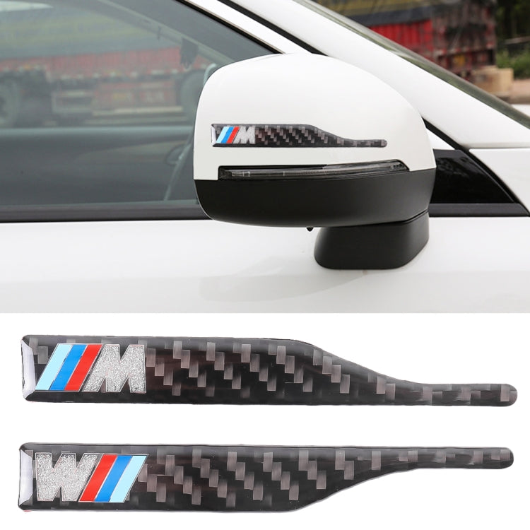 2 PCS Car-Styling Rearview Mirror Sticker Random Decorative Sticker(Black)