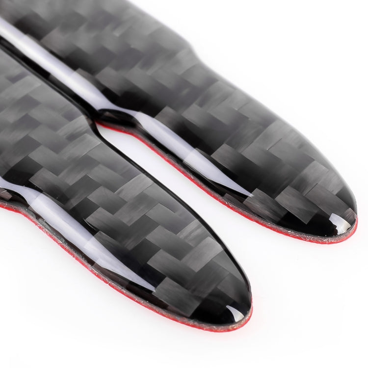 2 PCS Car-Styling Green + White + Red Rearview Mirror Decorative Strip