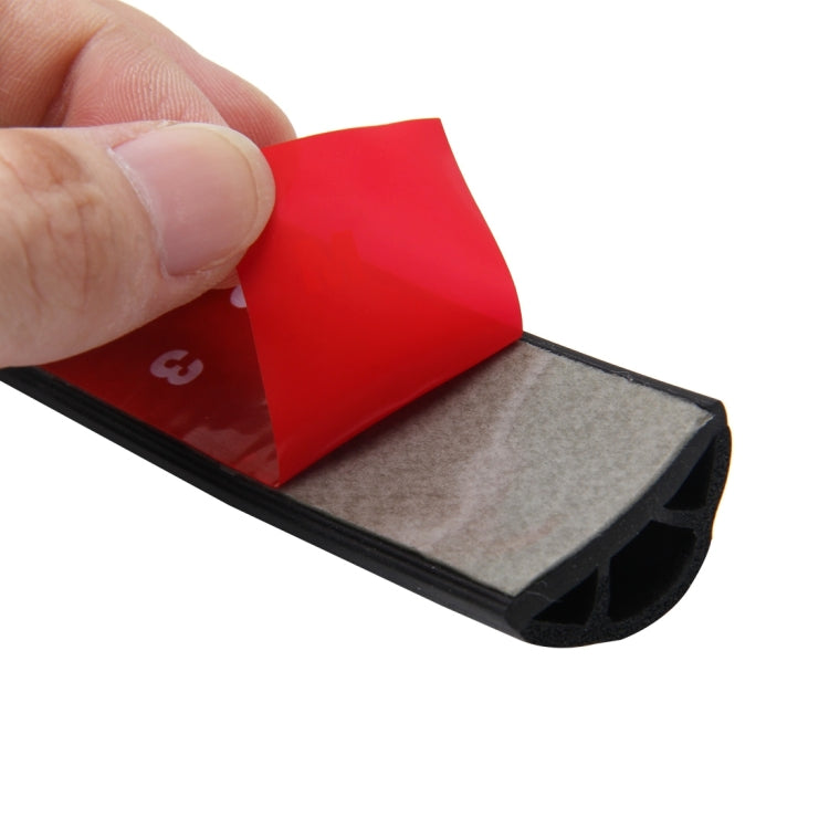 2 PCS 50cm Car Sound Insulation Sealing Rubber Strip Anti Noise Door Seal Strip Windproof Dust Proof Strip Pad Column Seal