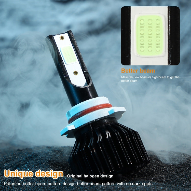 2 PCS EV12 9005 DC9-32V / 14W / 1400LM IP67 Car LED Headlight Lamps(Ice Blue Light)