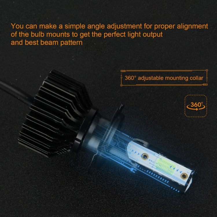 2 PCS EV12 H7 DC9-32V / 14W / 1400LM IP67 Car LED Headlight Lamps (Ice Blue Light)