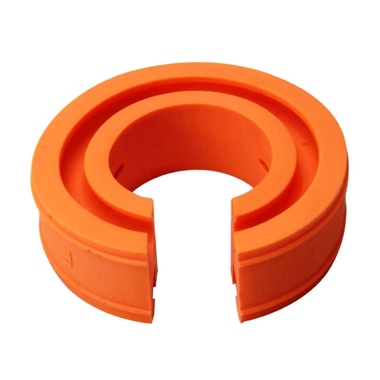 2 PCS Car Auto A Type Shock Absorber Spring Bumper Power Cushion Buffer,  Spring Spacing: 47mm, Colloid Height: 80mm(Orange)