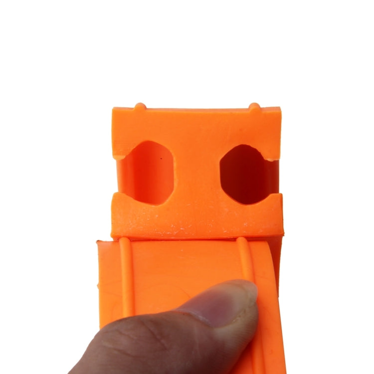 2 PCS Car Auto A Type Shock Absorber Spring Bumper Power Cushion Buffer,  Spring Spacing: 47mm, Colloid Height: 80mm(Orange)