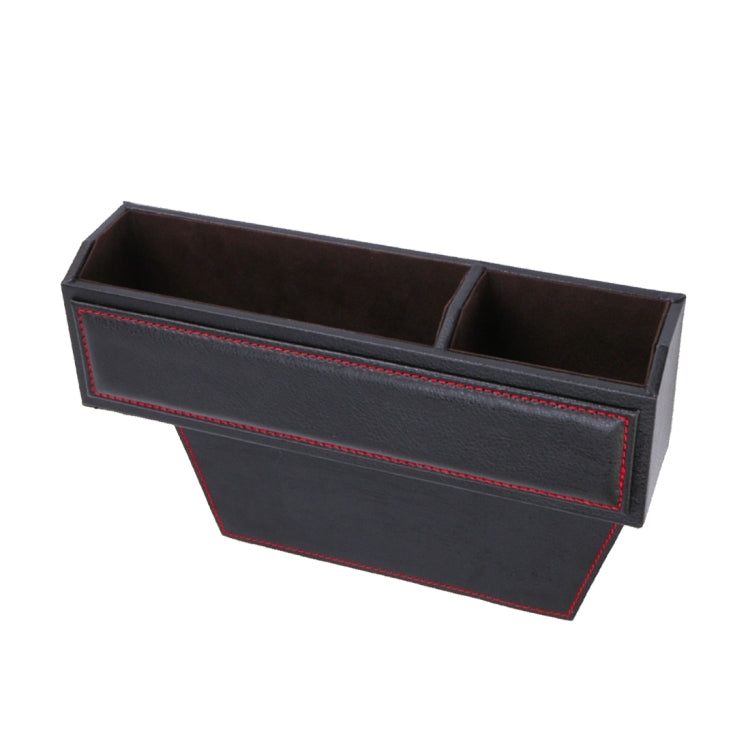 2 PCS Car Seat Crevice Storage Box with Interval Cup Drink Holder Organizer Auto Gap Pocket Stowing Tidying for Phone Pad Card Coin Case Accessories