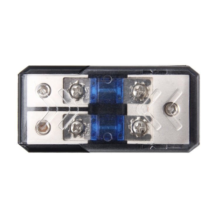 Car Stereo Car Audio Fuse Holder Insurance 60A Car Audio Fuse Holder 1 in 2 Ways Car Auto Fuse Holder Blade Fuse Holder for Car Audio