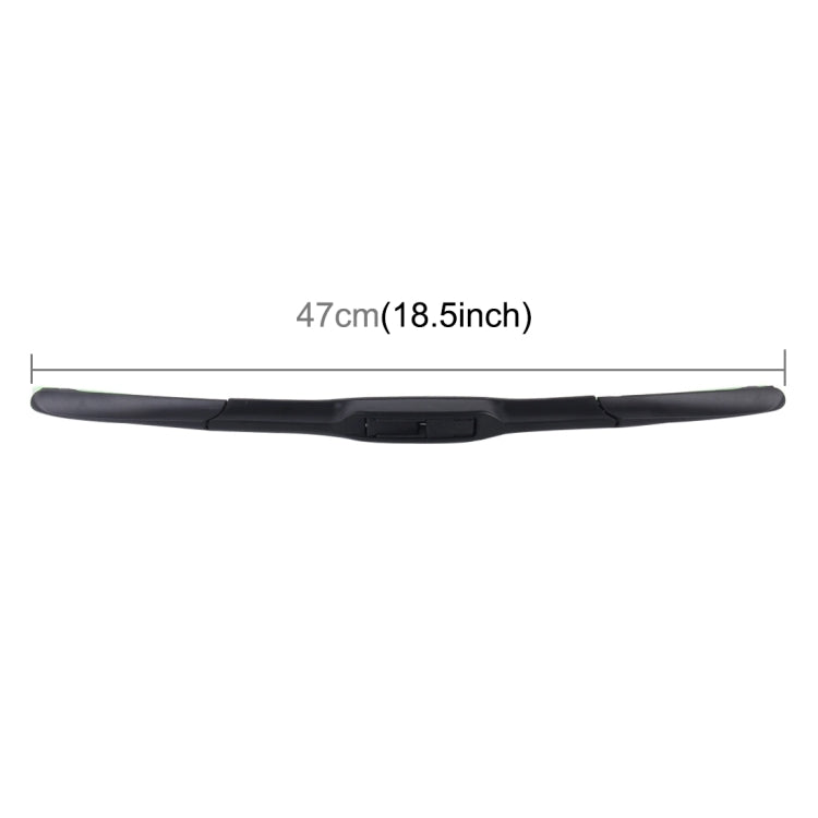 Universal Natural Rubber Car Wiper Blade Auto Soft Three Sections Windshield Wiper for 19 inch