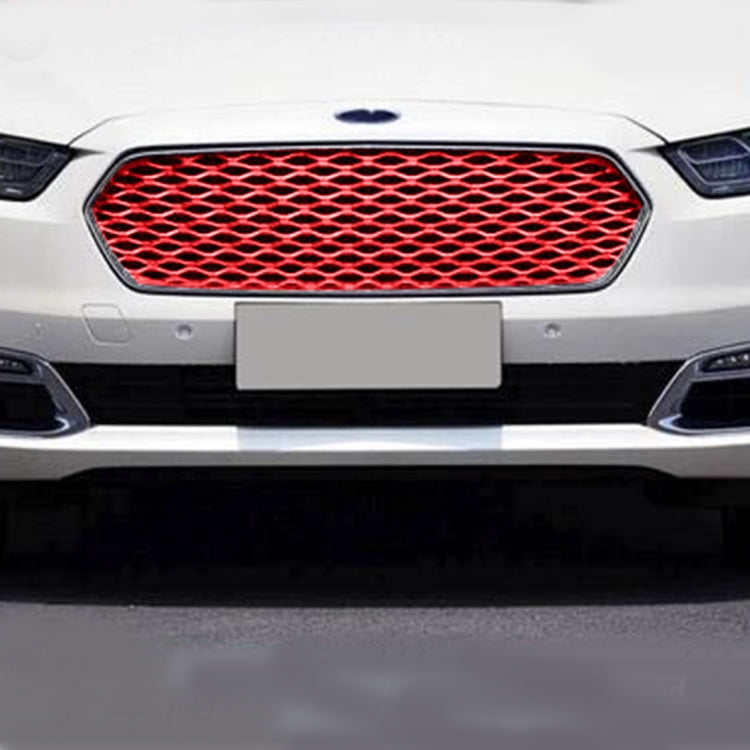 Grill Grille Front Center Racing Cover Aluminum Grill, Size: 100*30 cm