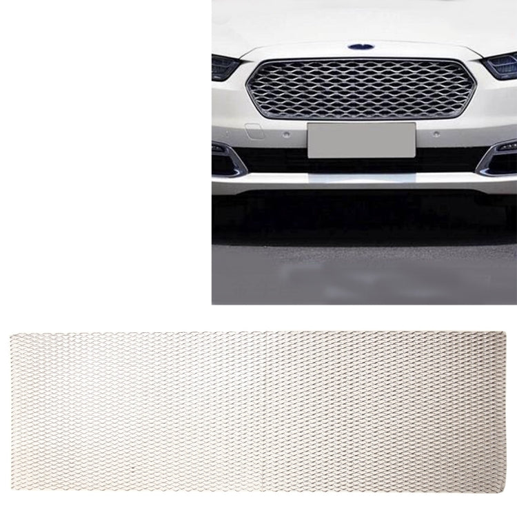 Grill Grille Front Center Racing Cover Aluminum Grill, Size: 100*30 cm