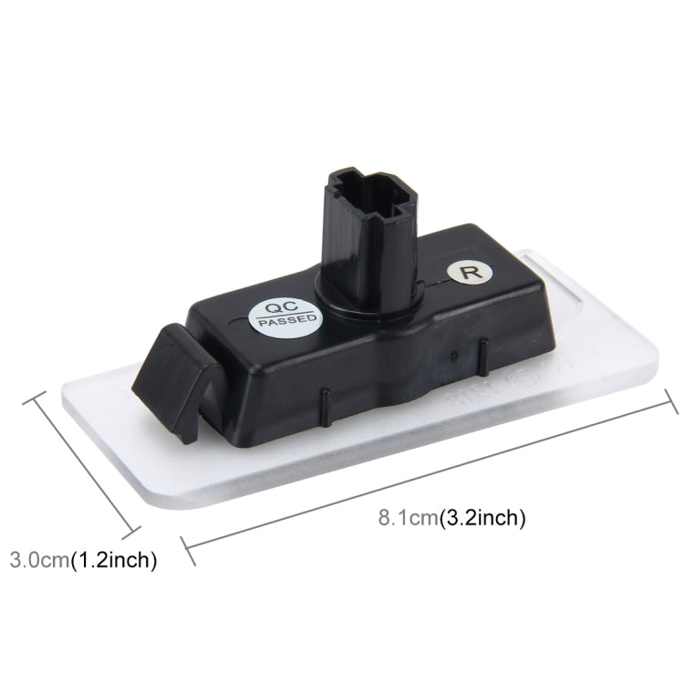 2 PCS LED License Plate Light with 18  SMD-3528 Lamps for Hyundai,2W 120LM,6000K, DC12V(White Light)