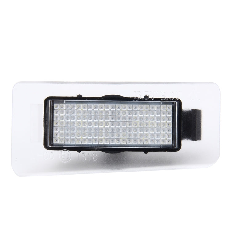 2 PCS LED License Plate Light with 18  SMD-3528 Lamps for Hyundai,2W 120LM,6000K, DC12V(White Light)