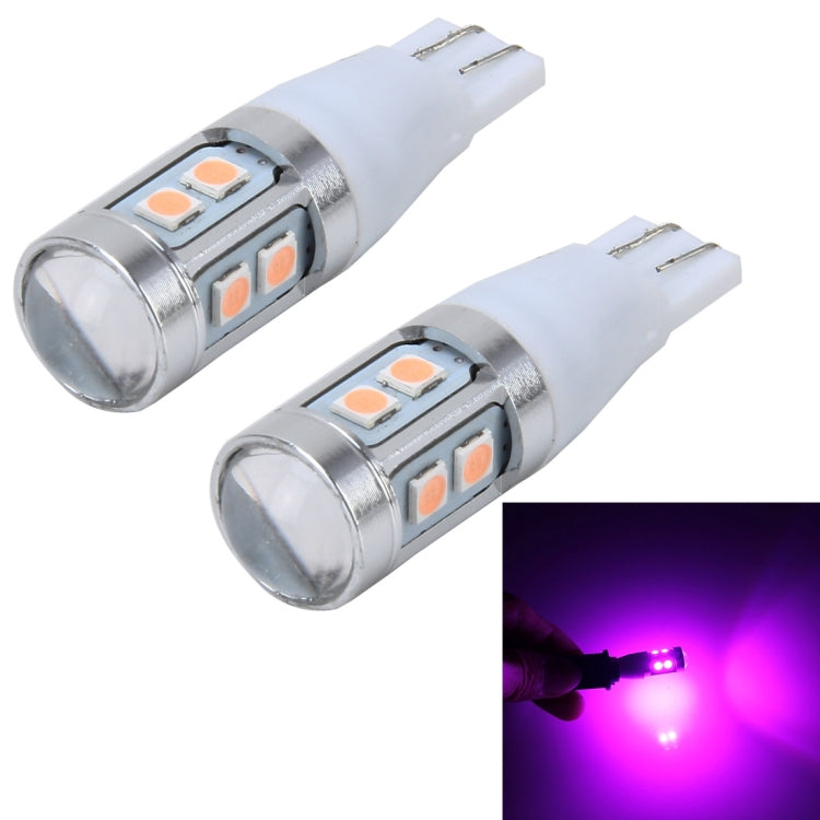 2 PCS T15 3W 240LM Car Clearance Lights Car Marker Light with 10 SMD-3030-LED Lamps, DC 12V