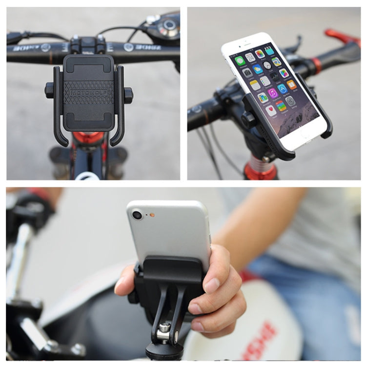 Bicycle Aluminum Alloy Phone Bracket, Suitable for 4-6 inch Device
