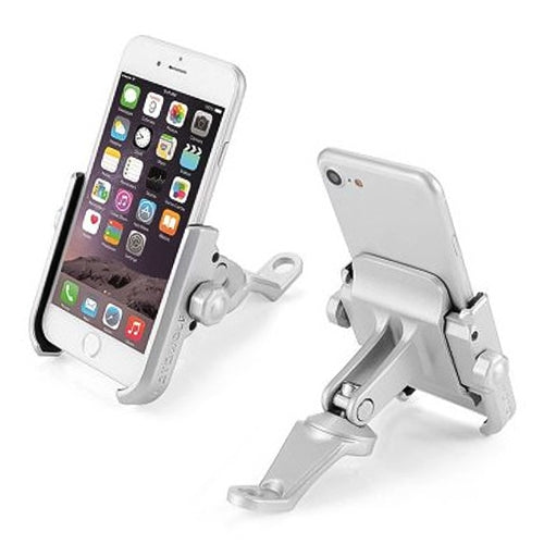 Motorcycle Rear View Mirror Aluminum Alloy Phone Bracket, Suitable for 4-6 inch Device