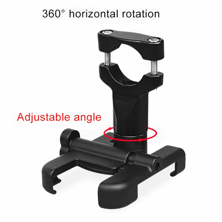 Motorcycle Handlebar Aluminum Alloy Phone Bracket, Suitable for 60-100mm Device