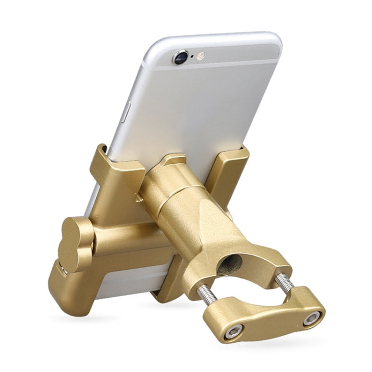 Motorcycle Handlebar Aluminum Alloy Phone Bracket, Suitable for 60-100mm Device