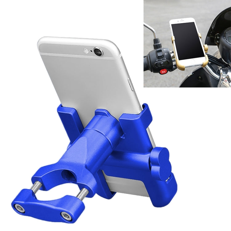 Motorcycle Handlebar Aluminum Alloy Phone Bracket, Suitable for 60-100mm Device