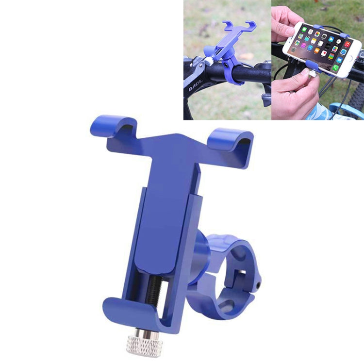 360 Degree Rotatable Aluminum Alloy Phone Bracket for Bicycle, Suitable for 50-100mm Device