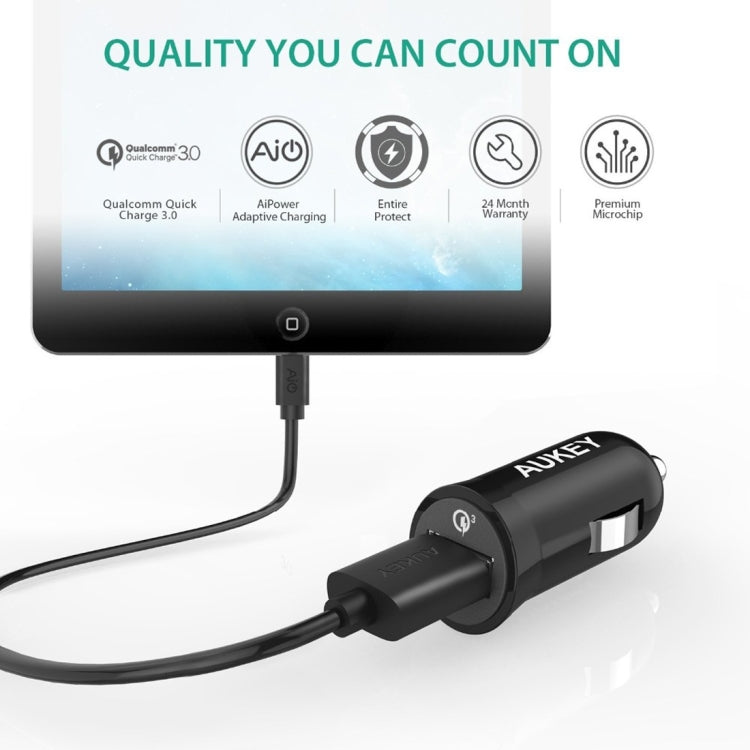 AUKEY CC-T10 Mini Quick Charge 3.0 USB Car Charger for Smartphones and Tablets