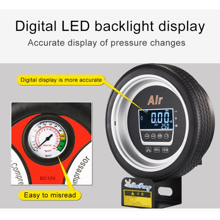 DP-Q01 Automatic Digital Tire Automatic LCD Inflator Multi-functional Pressure Setting