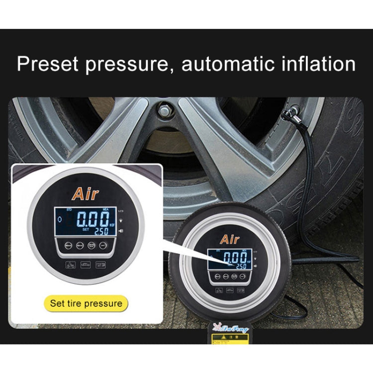 DP-Q01 Automatic Digital Tire Automatic LCD Inflator Multi-functional Pressure Setting