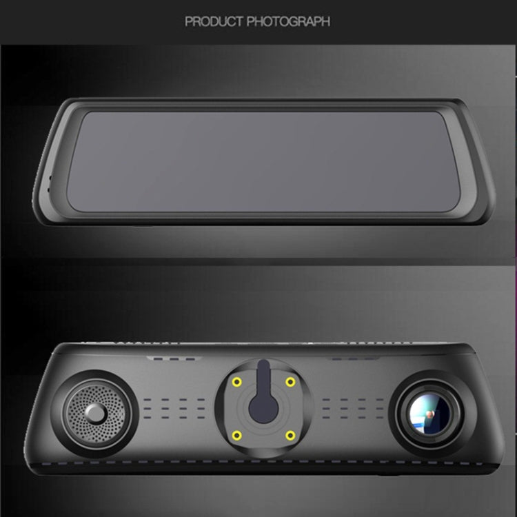 K920 10 inch 1080P Multi-functional Smart Car ADAS Dual Lens Video Record Camera Support TF Card / Motion Detection