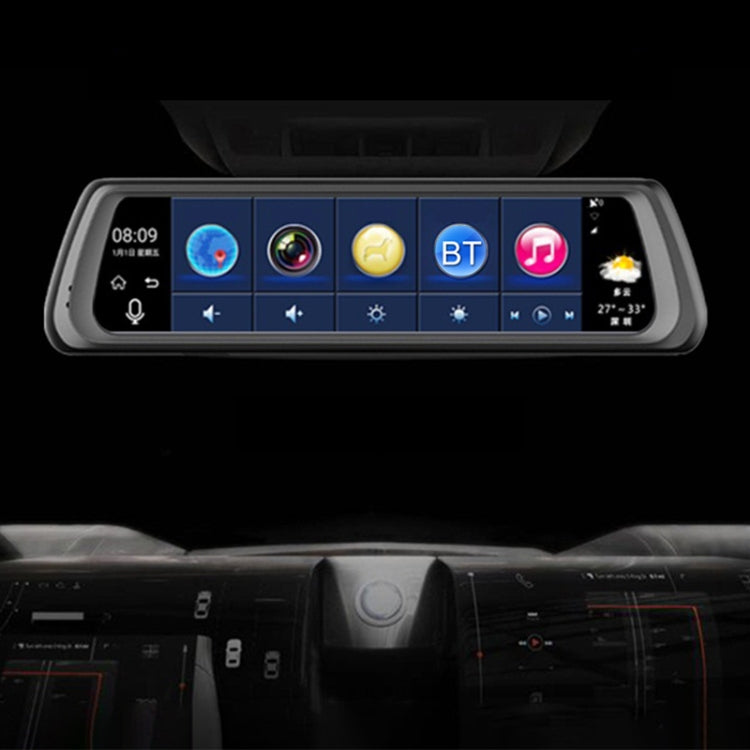 K920 10 inch 1080P Multi-functional Smart Car ADAS Dual Lens Video Record Camera Support TF Card / Motion Detection