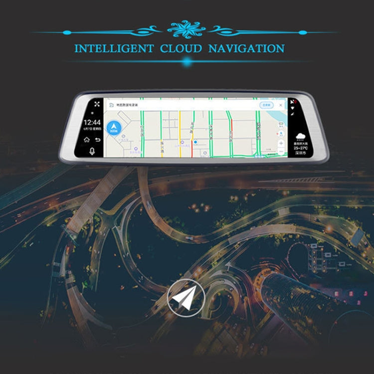 K950 360 Degree 10 inch 1080P Multi-functional Smart Car ADAS Dual Lens Video Record Camera Support TF Card / Motion Detection