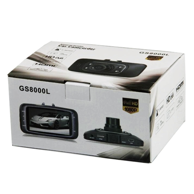 GS8000L 2.7 inch Full HD Night Vision 1080P Multi-functional Smart Car DVR, Support TF Card / Motion Detection