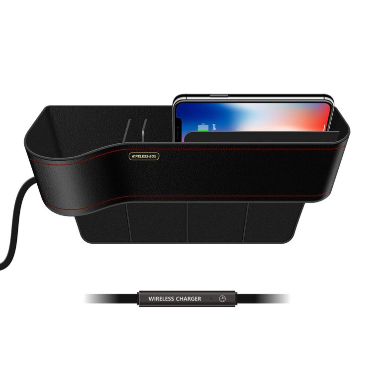 Multi-function Car Wireless Charger Storage box